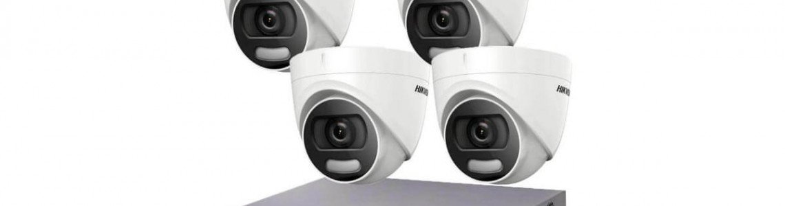 Комплект за видеонаблюдение с 4 цветни HD-TVI камери Hikvision DS-2CE72KF0T-LFS и DVR Комплект за видеонаблюдение с 4 цветни HD-TVI камери Hikvision DS-2CE72KF0T-LFS и DVR