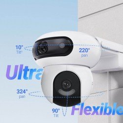 Ezviz CS-H90 – 4MP Wi-Fi камера с два обектива и цветна нощна визия Ezviz CS-H90 – 4MP Wi-Fi камера с два обектива и цветна нощна визия