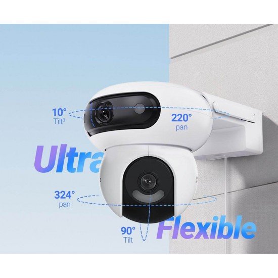 Ezviz CS-H90 – 4MP Wi-Fi камера с два обектива и цветна нощна визия