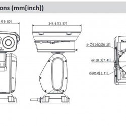 2MP хибридна IP PTZ Dahua TPC-PT8421AP-TB35Z50, 50x 2MP хибридна IP PTZ Dahua TPC-PT8421AP-TB35Z50, 50x