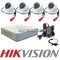 Система за видеонаблюдение Hikvision с 4 камери и ДВР