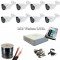 Пълен комплект за видеонаблюдение с 8 HD камери, DVR