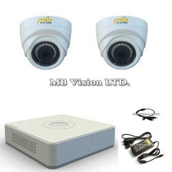 HD комплект с 2 HD камери и DVR HD комплект с 2 HD камери и DVR