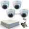 HD комплект с 4 камери за вътрешен монтаж