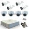 HD комплект с 8 камери и DVR