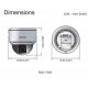 3MP IP куполна камера Samsung 3MP IP куполна камера Samsung