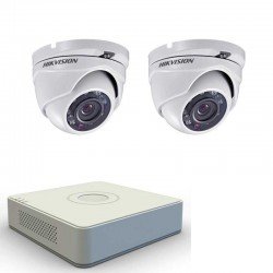 Full HD комплект Hikvision с 2 камери, DVR