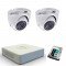 Комплект видеонаблюдение Hikvision с 2 HD камери, DVR, 1TB HDD