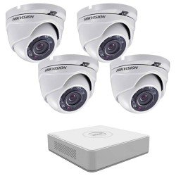 Full HD комплект Hikvision с 4 камери, DVR