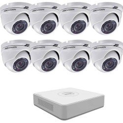 Full HD комплект Hikvision с 8 камери, DVR