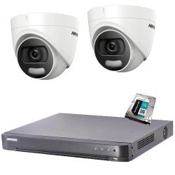 Комплект 2MP, ColorVu + DVR Hikvision + HDD Комплект 2MP, ColorVu + DVR Hikvision + HDD