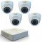 Комплект 4 вътрешни HD камери, IR 20м и DVR и 1TB HDD
